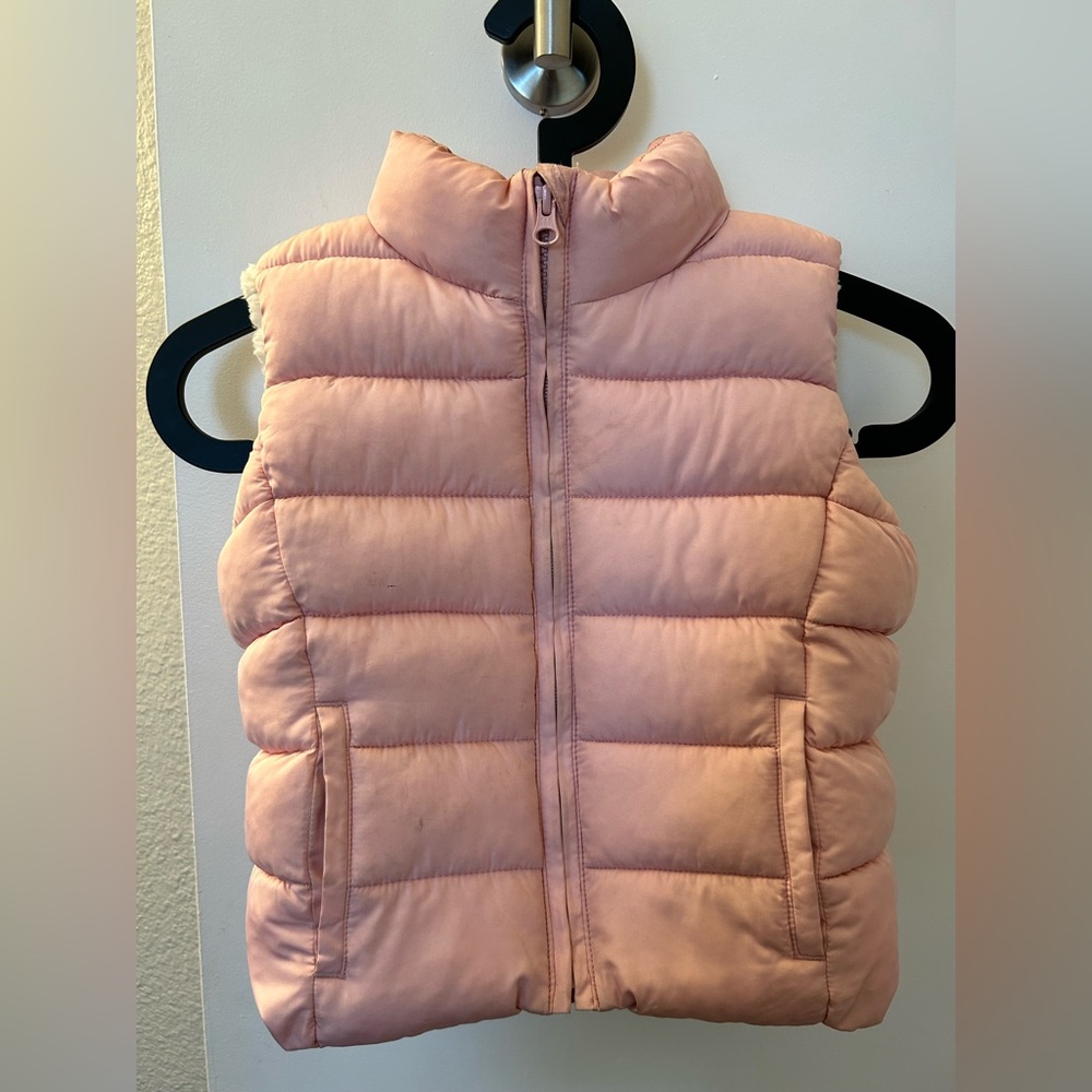 Bundle of two! Gap vest kids size 6, and Cat and Jack fleece size 6/6x
